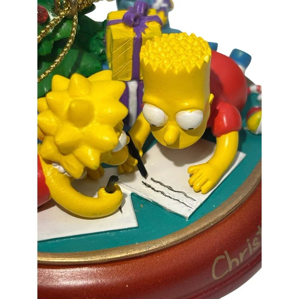 2004 The Simpsons Bradford Christmas Ornament Illuminated 